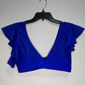 Womens Bathing Suit, Blue, 2 Piece, Size Medium